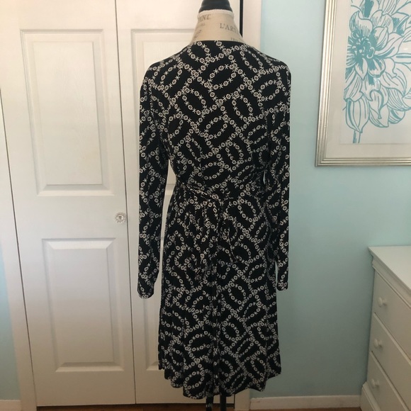 NWT LOFT Plus Long Sleeve Wrap Dress - Picture 5 of 6